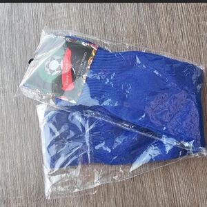 Xiong Bang Soccer-Themed Crew Socks (Blue)